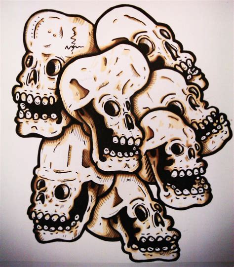 Deformed skulls by ReVerbaration on deviantART