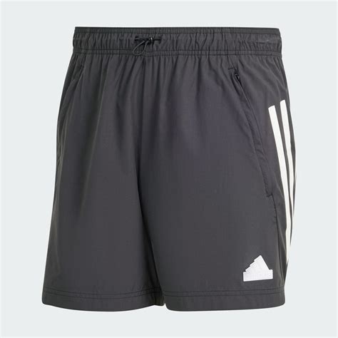 Men S Clothing Future Icons 3 Stripes Woven Shorts Black Adidas