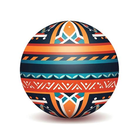 Premium Vector Bohemian Vector Medicine Ball On White Background