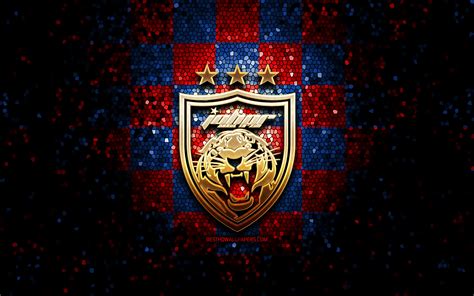 Download Wallpapers Johor Darul Tazim Fc Glitter Logo Malaysia Super