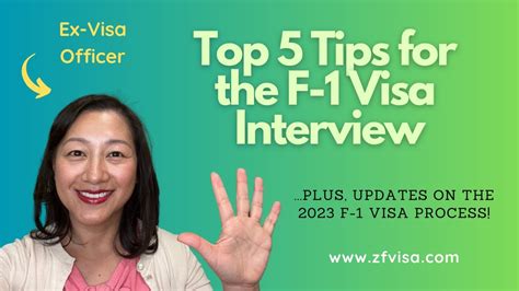 Top 5 Tips For The F 1 Visa Interview From A Former Visa Officer YouTube