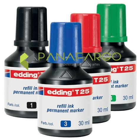 Tinta Edding Para Marcador Permanente 30 Y 100 Ml