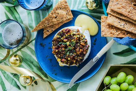 Baked Brie With Fig Cranberry And Pistachio Hawthorne Garage