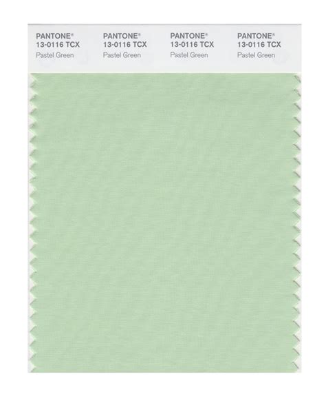 Buy Pantone Cotton Swatch 13 0116 Pastel Green