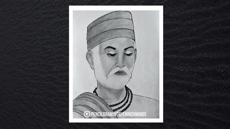 Portrait Drawing of Kabir Das Ji