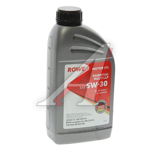 202381772A Масло моторное ESSENTIAL MULTI LLP 5W30 синт.1л ROWE - 20238 ...