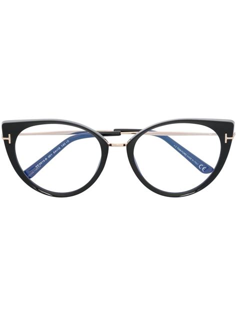 Tom Ford Eyewear Cat Eye Optical Glasses Black Farfetch