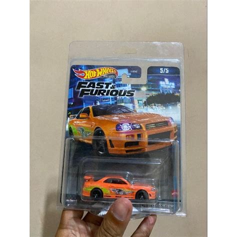 Jual Hot Wheels Nissan Skyline R34 Fast And Furious Shopee Indonesia