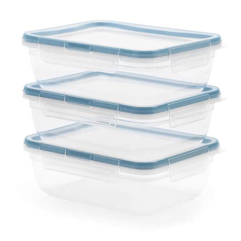 Snapware Total Solution 6 Pc Plastic Food Storage Containers Set With