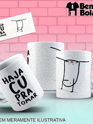 Caneca Flork Frases Engracadas Porcelana Compre Produtos