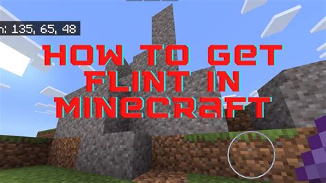 How To Get Flint In Minecraft Youtube