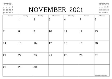 Free Printable Monthly Calendars 2021 | Example Calendar Printable