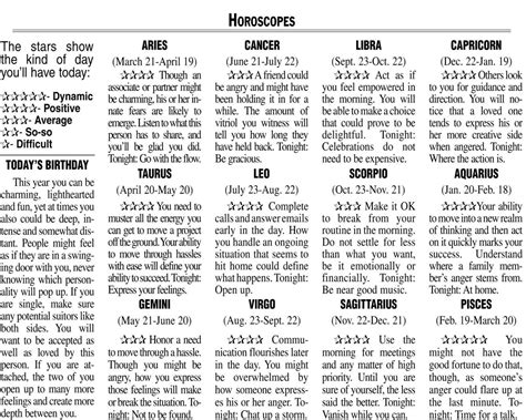 horoscopes opinion thederrickcom