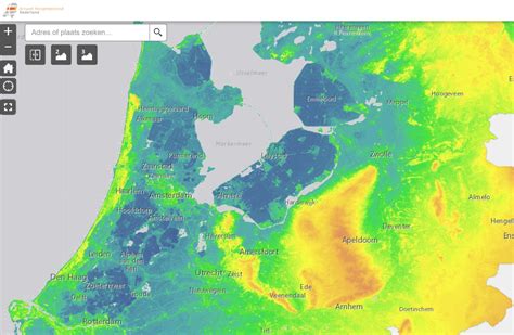 Interactieve Hoogtekaart Nederland De Geobronnen