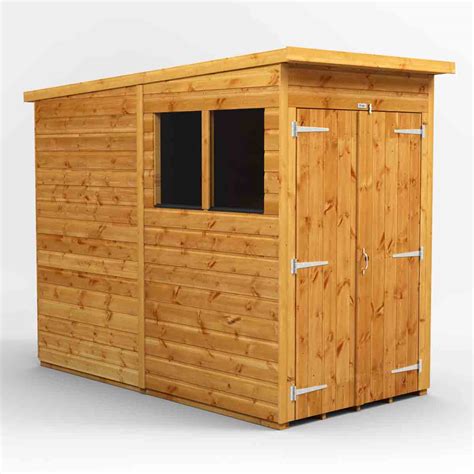 Power X Pent Double Door Potting Shed