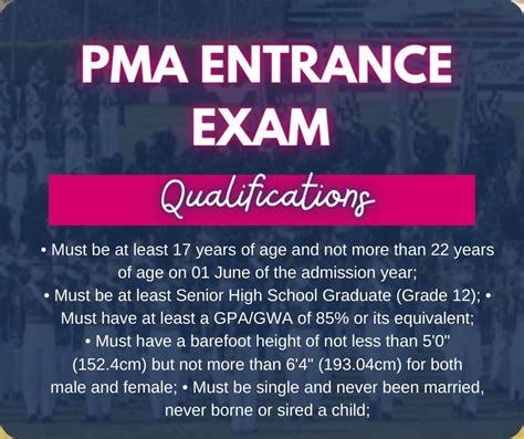 Philippine Military Academy PMA Entrance Exam 2023 Philippine Registry