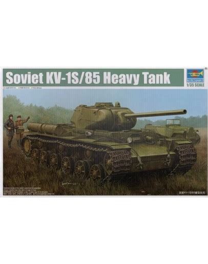 TRUMPETER 1 35 PLASTIC MILITARY MODEL KIT 01567 SOVIET KV 1S 85