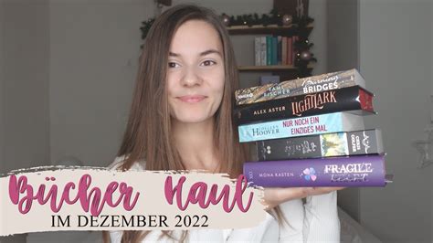 BÜCHER HAUL Neuzugänge im Dezember 2022 YouTube