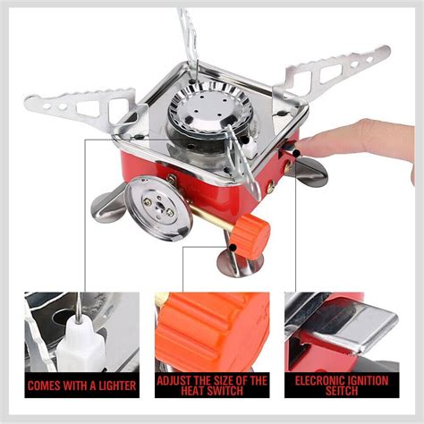 Folding Mini Gas Burner Major 4x4