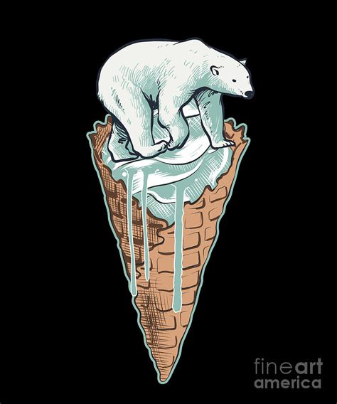 Polar Bear Ice Cream Logo