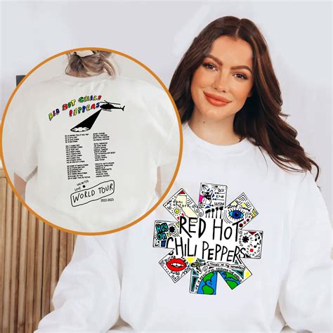 Red Hot Chili Peppers Unlimited Love World Tour Shirt Red Hot Chili Peppers Band