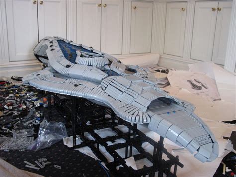 Epic 6-Foot Long Lego Halo Assault Carrier | Bit Rebels