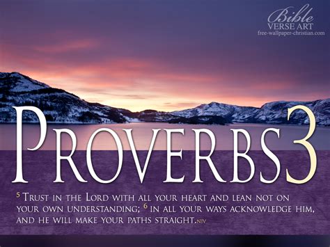 Proverbs 3 5 6 Wallpaper Wallpapersafari