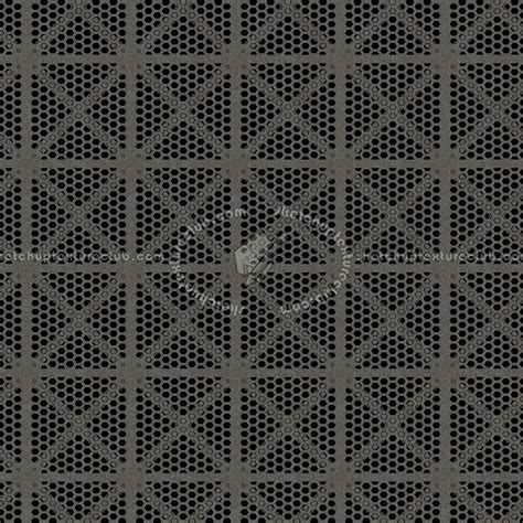 Iron Industrial Perforate Metal Texture Seamless 10533