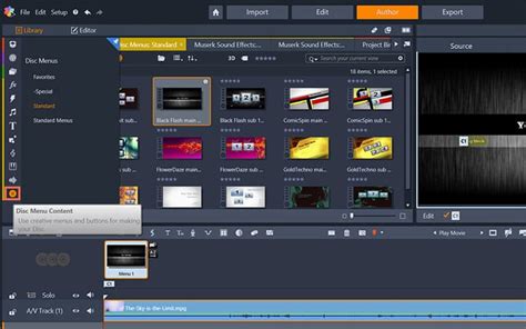 How To Create DVD Menus And Chapters in Pinnacle Studio