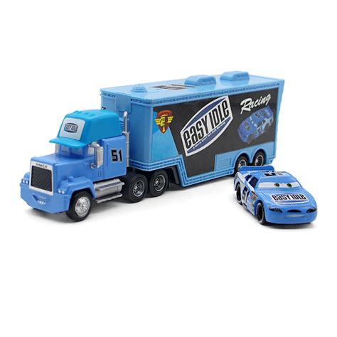 Disney Pixar Cars No.51 Mack Truck +Cute Mini Small Car Metal Toy Car ...