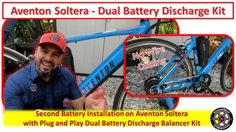 Aventon Soltera E Bike Plug And Play Dual Battery Discharge