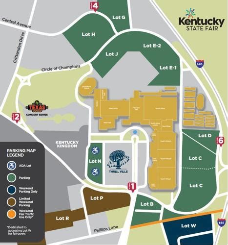 Kentucky State Fair Map