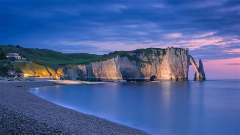 The chalk cliffs of Étretat Normandy France MarcelloLand Getty