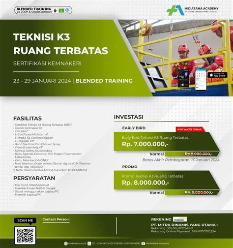 Teknisi K Ruang Terbatas Batch Midiatama Academy