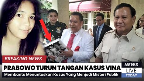 Prabowo Turun Tangan Kasus Vina Cirebon Menuntaskan Kasus Pegi Yang