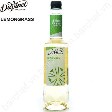 Siro Sả Davinci Gourmet Lemongrass Mixologist Syrup chai 750ml