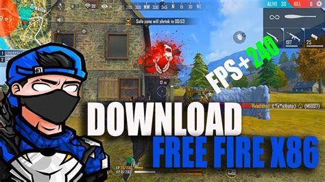 O MELHOR FREE FIRE X86 ATUALIZADO X86 O FREE FIRE MAIS LEVE E MAIS