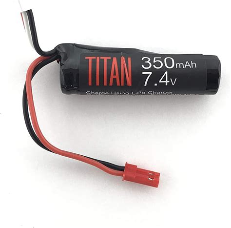 Titan Hpa V Mah Airsoft Battery Lithium Ion Jst Amazon De