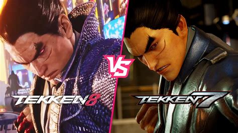 Kazuya Mishima Graphics Comparison Tekken Vs Tekken Youtube