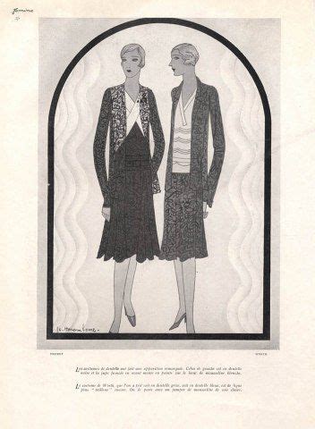 Haramboure 1928 Premet L Worth R Fashion Illustration House