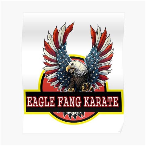 "eagle fang karate logo" Poster for Sale by RachelFrancis6 | Redbubble