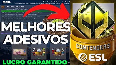 Melhores Adesivos Para Investir E Lucrar No Iem Major Rio Youtube