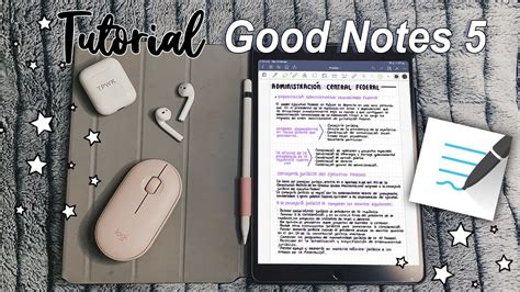 Apuntes Digitales En Goodnotes 5 Tutorial Básico♡ Youtube