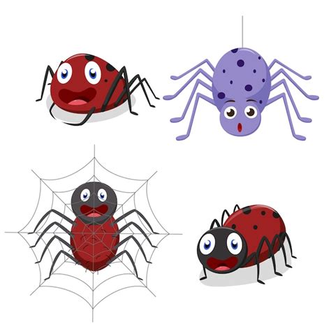 Premium Vector Cute Spider Cartoon