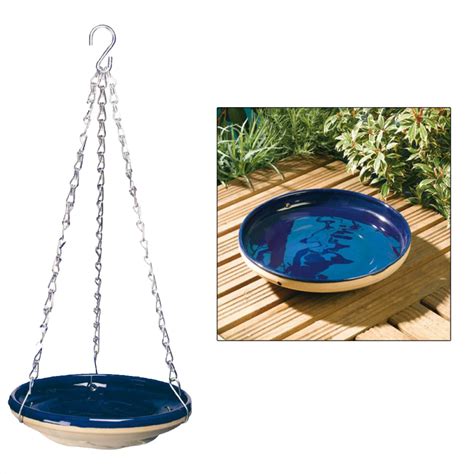 Hanging Bird Bath With Mister Birdcage Design Ideas