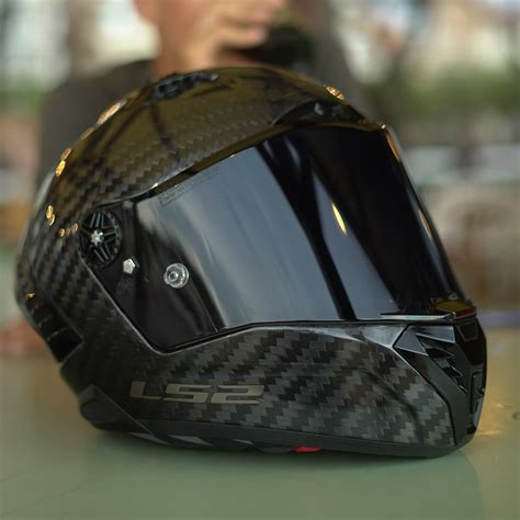 Ls Ff Thunder Carbon Plain Helmet Bdla Motorbikes