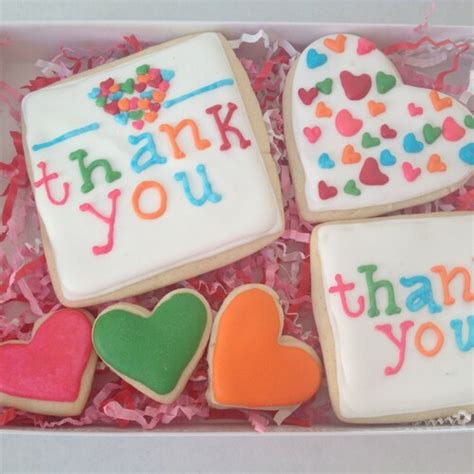 Thank You Cookie T Set Sugar Cookies Cookies Thank You Etsy