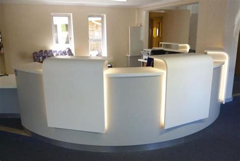 Curved Reception Desk Design