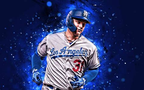 Download wallpapers Joc Pederson, 4k, MLB, Los Angeles Dodgers, baseman ...