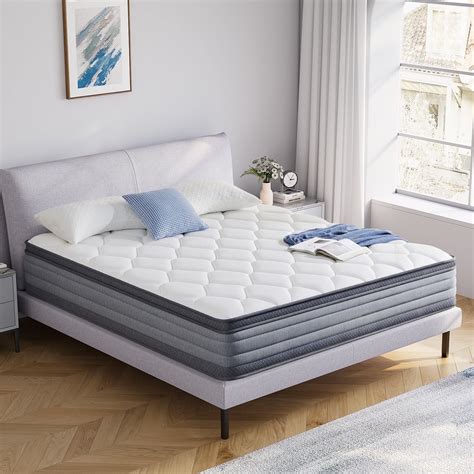 "Madinog Queen Mattress, 10"" Cooling Hybrid Gel Memory Foam ...